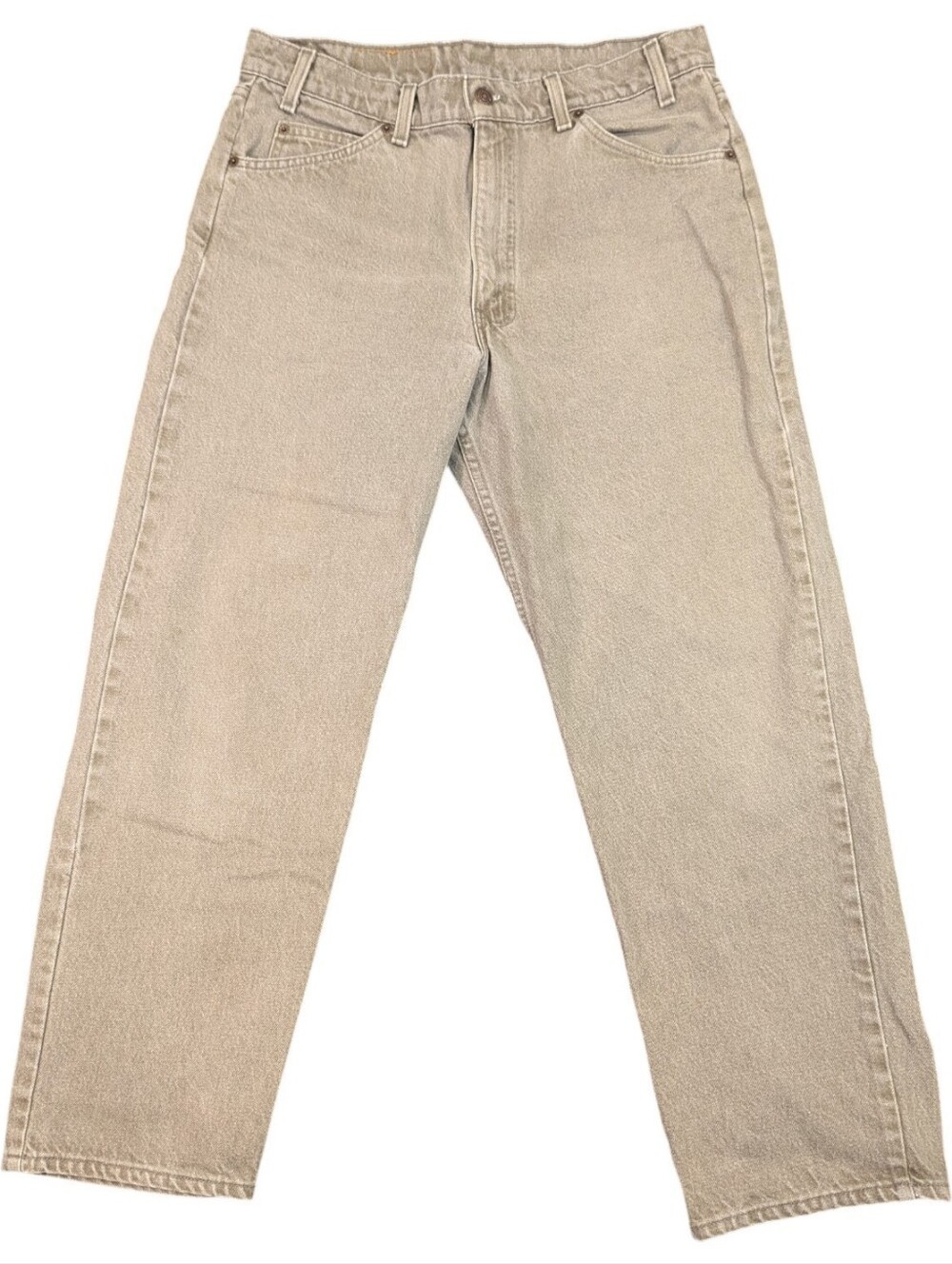 Levi's Vintage 550 Relax Fit Jeans 90's Natural Stone Orange Tab Size 36x30 96'